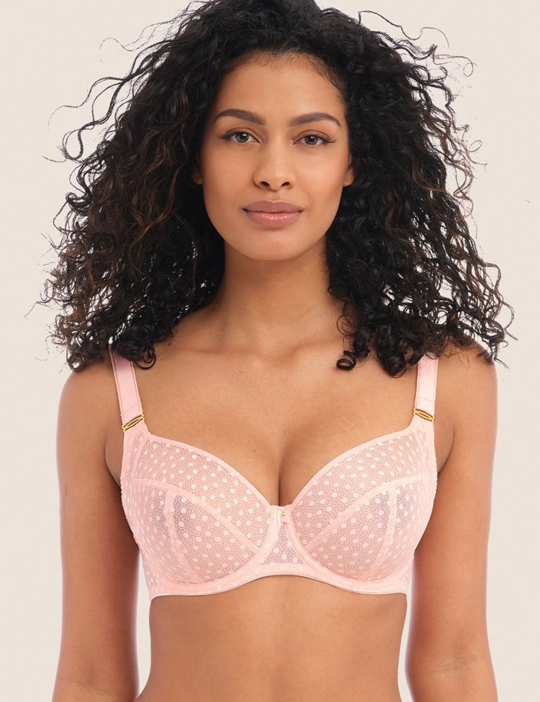 Freya Womens Viva Plunge Bra with Side Support and Underwire