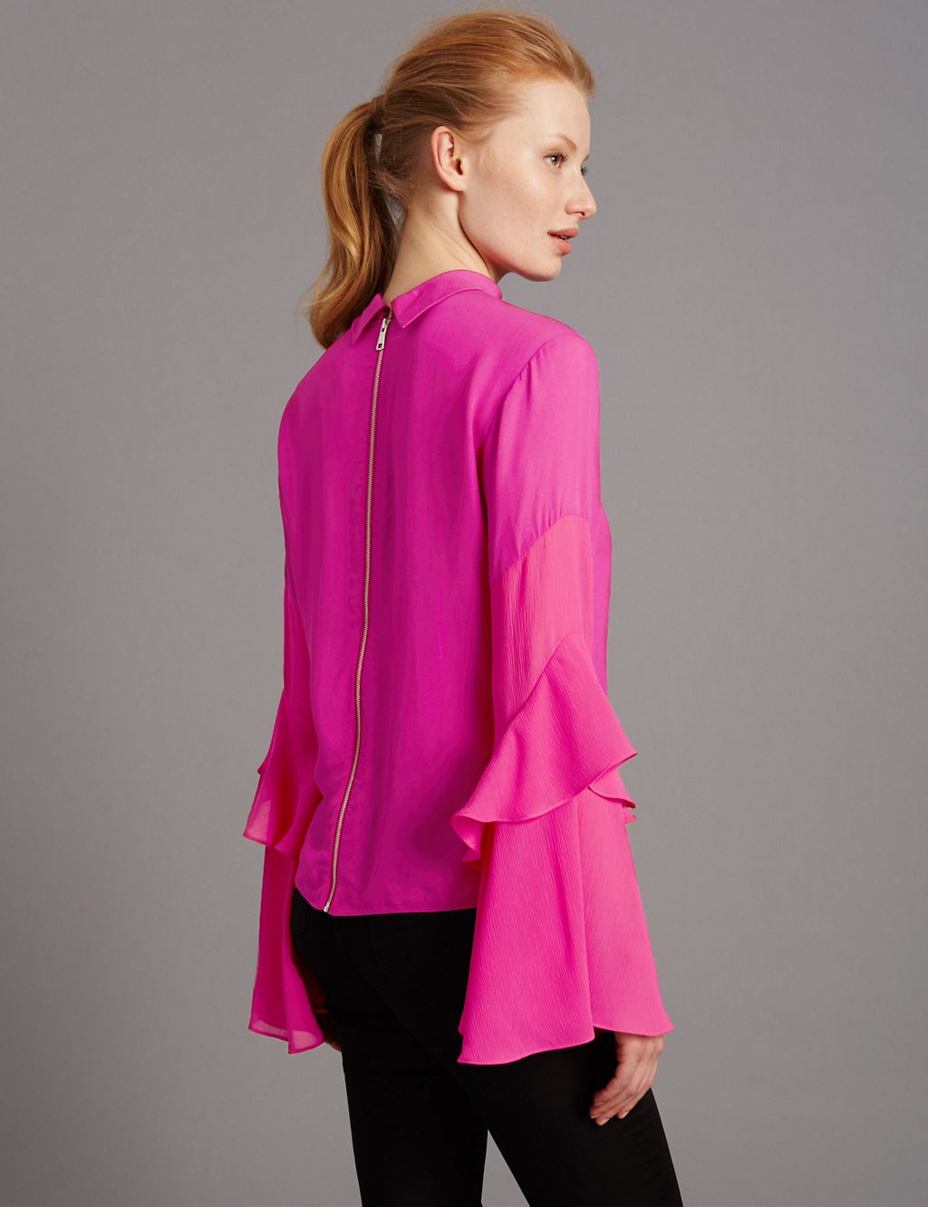 Statement Sleeve Blouse 2 of 4