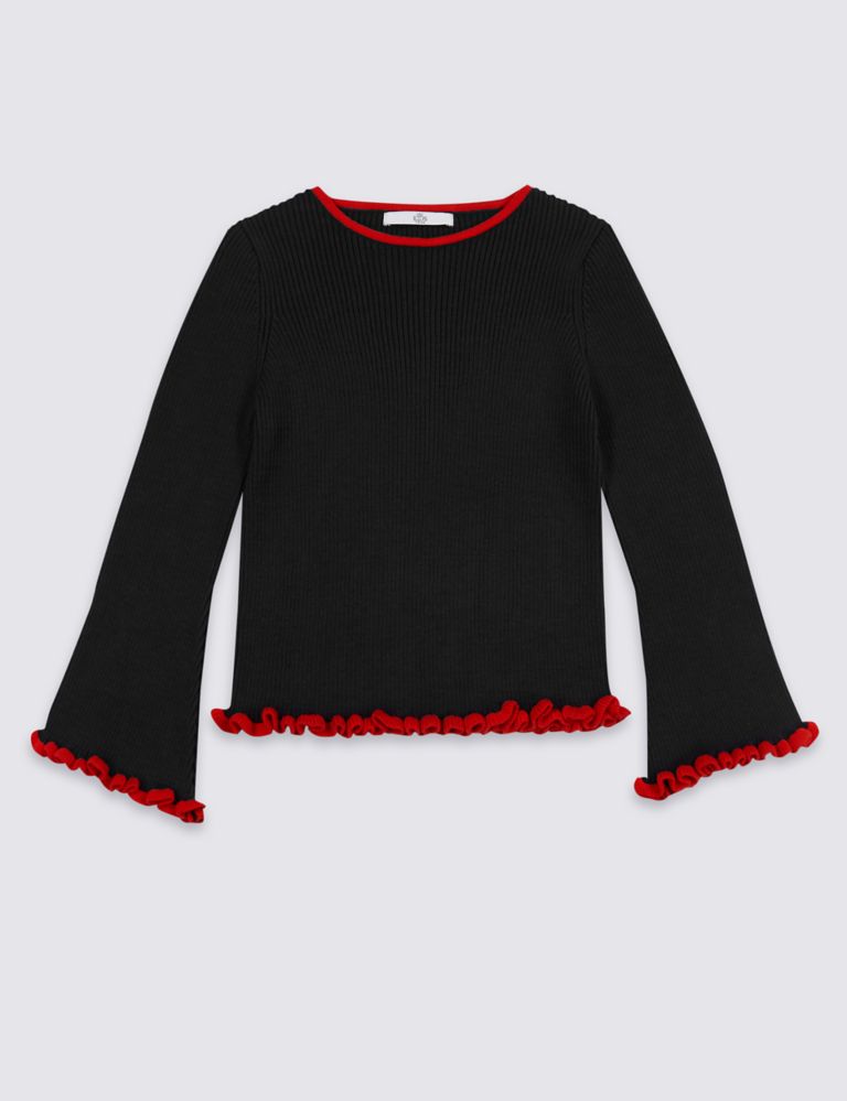 StayNEW™ Pure Cotton Jumper (3-16 Years) 2 of 3