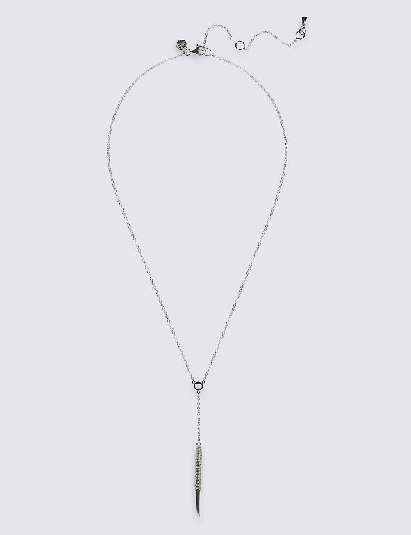 Sterling Silver Lariat Necklace Image 1 of 2