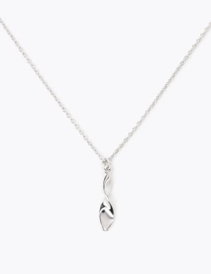 Marks and sale spencer silver necklace