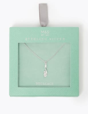 Marks and sale spencer silver necklace