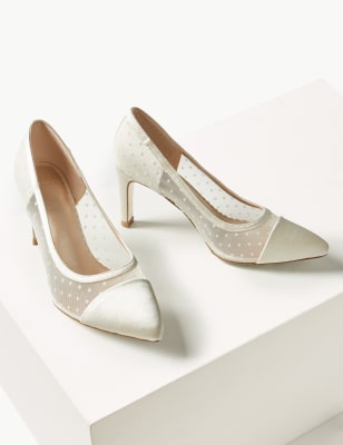 Mesh court heels sale