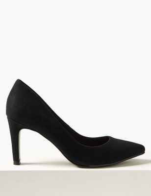 black court stilettos