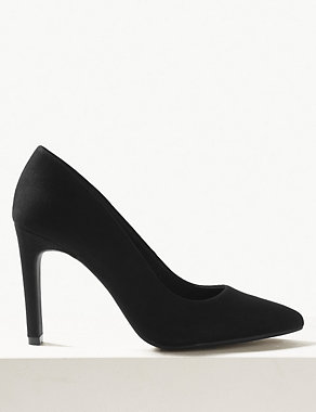 Stiletto Heel Pointed Toe Court Shoes Image 2 of 5