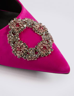 marks and spencer pink court shoes