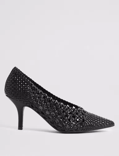 Stiletto Heel Weave Court Shoes 2 of 6