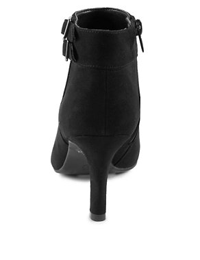 Stiletto High Heel Double Buckle Shoe Boots with  Insolia® Image 2 of 6