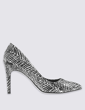 Stiletto High Pointed Court Shoes Image 2 of 6