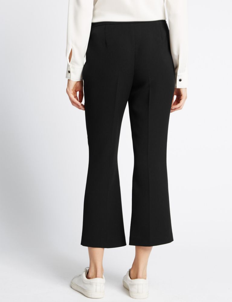 Stitched Boot Leg Cropped Trousers 3 of 4