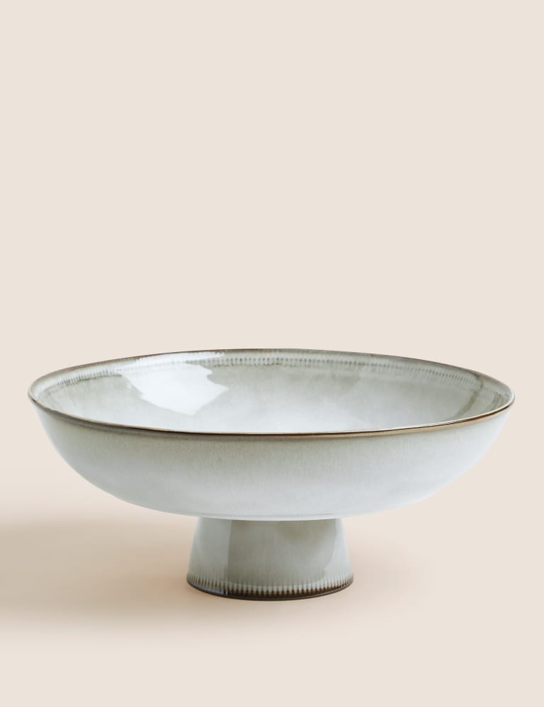 Image showcasing Stoneware Fruit Bowl | M&S X Fired Earth | M&S