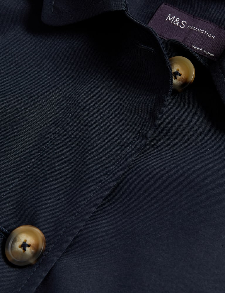 Belted Single-Breasted Trench Coat main image 1