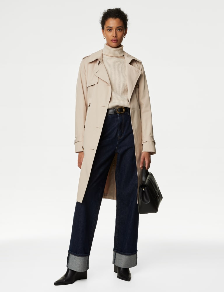M&s double breasted coat on sale