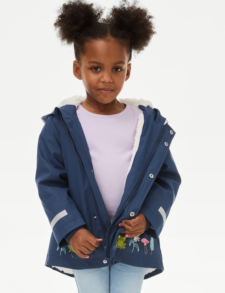 Stormwear™ Floral Hooded Fisherman Coat (2-8 Yrs) 3 of 7