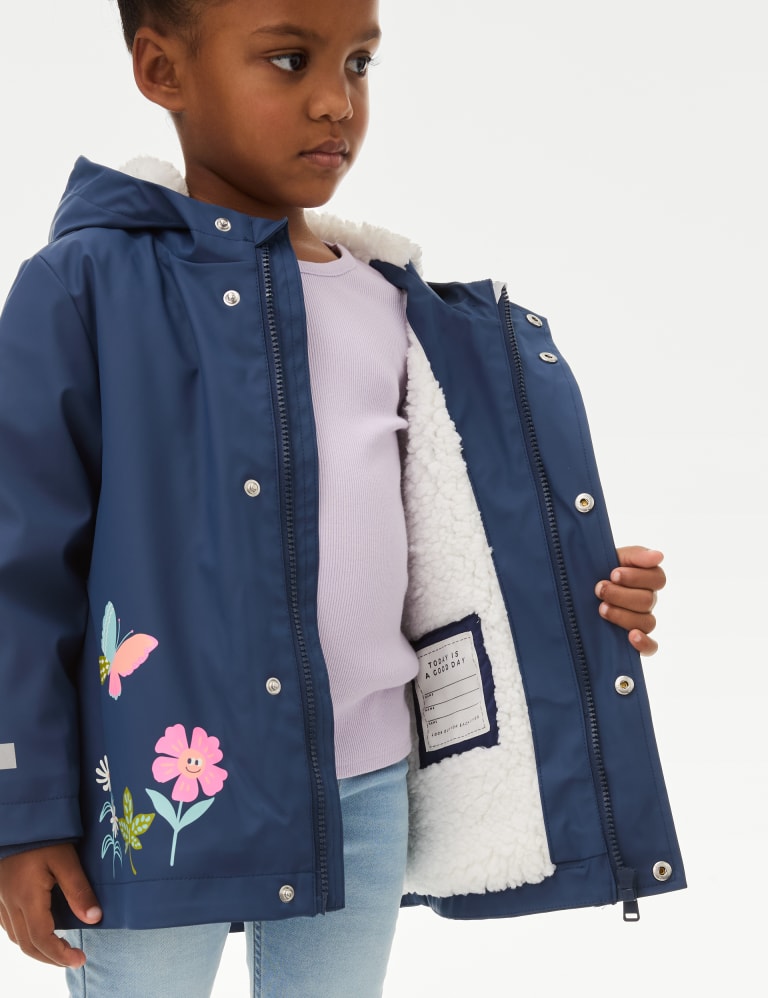 Stormwear™ Floral Hooded Fisherman Coat (2-8 Yrs) 6 of 7