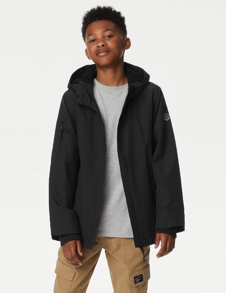 Hooded anorak jacket hot sale