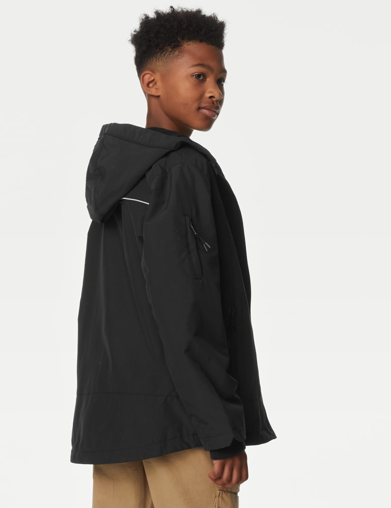 Anorak hooded jacket top
