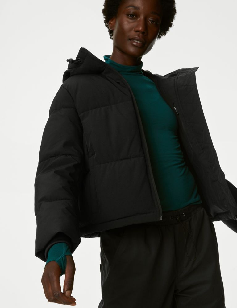 Stormwear™ Hooded Cropped Puffer | Goodmove | M&S