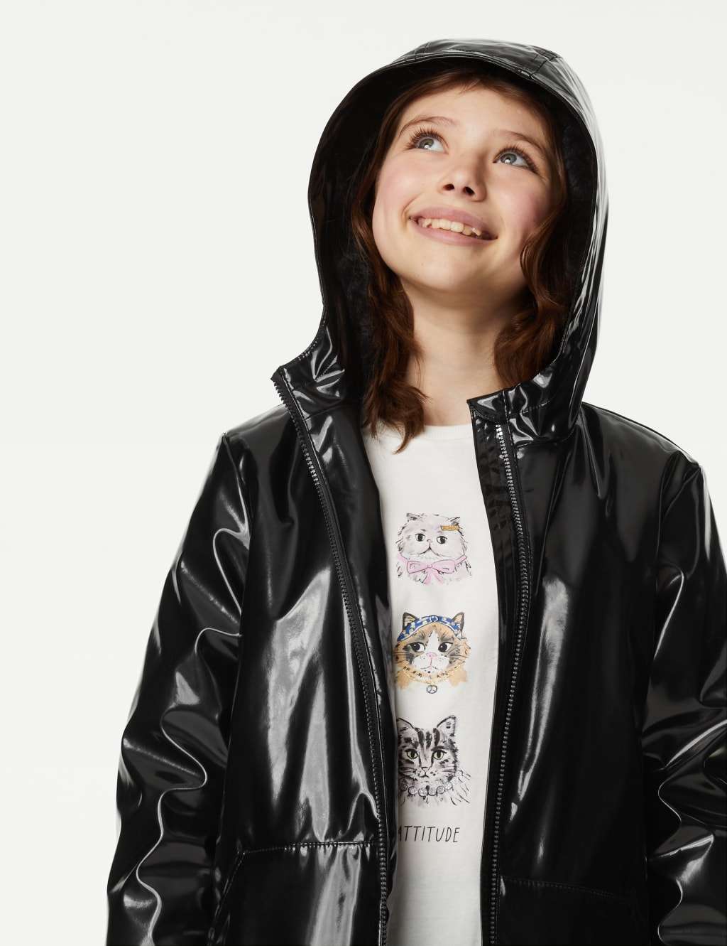 Stormwear™ Hooded Fisherman Coat (616 Yrs) M&S Collection M&S