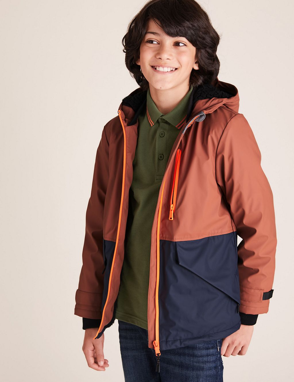 Stormwear™ Hooded Fisherman Jacket (6-16 Yrs) 3 of 5