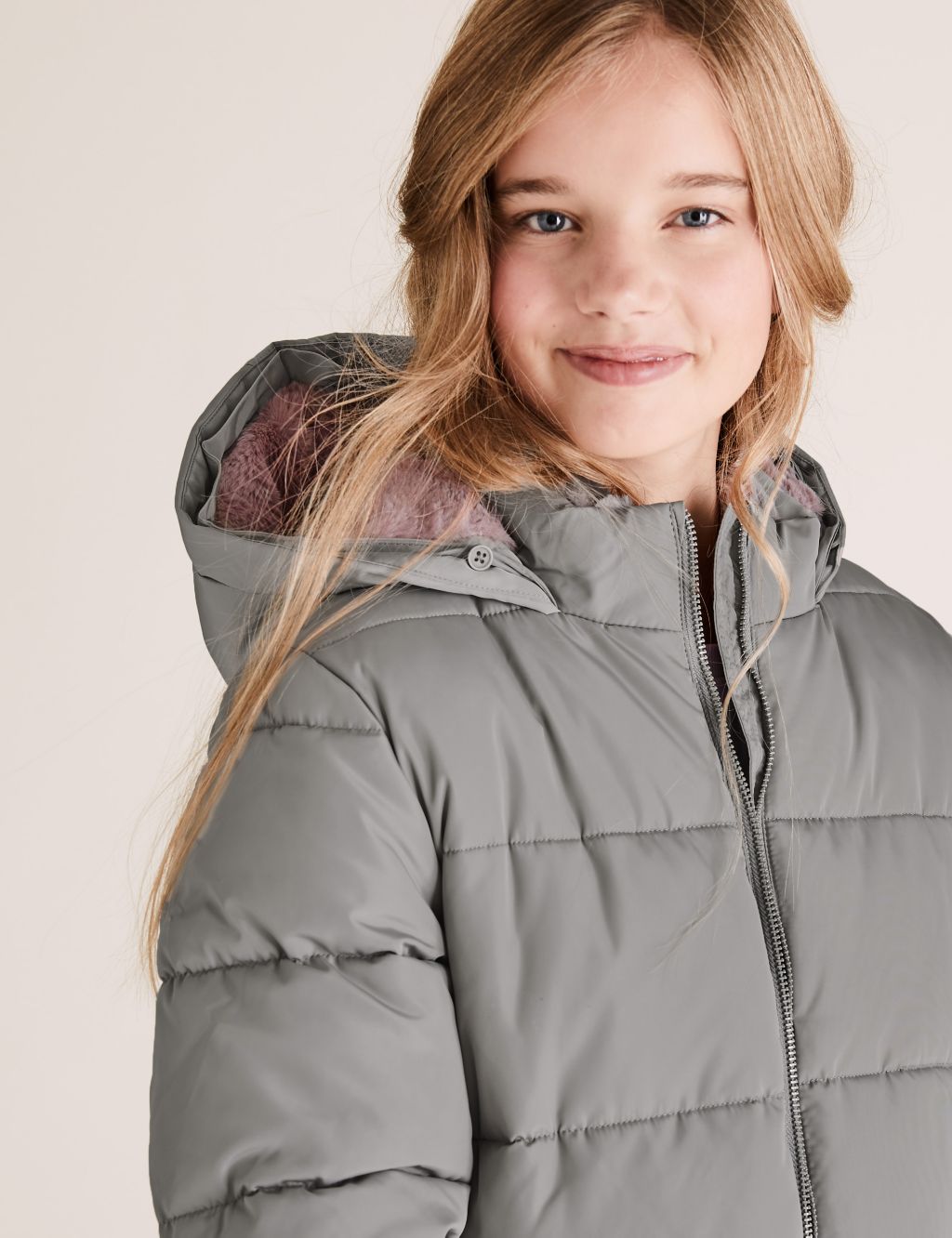 Stormwear™ Hooded Long Padded Coat (6-16 Yrs) | M&S Collection | M&S