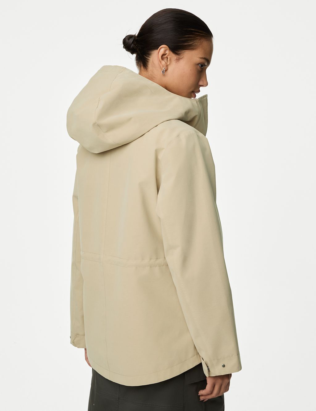 Stormwear™ Hooded Rain Jacket with Cotton 4 of 7