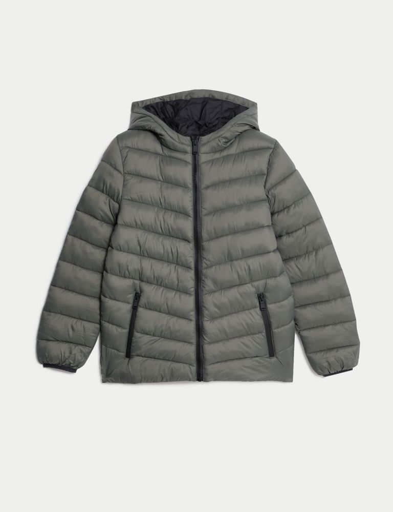 Stormwear™ Lightweight Hooded Padded Coat (6-16 Yrs) 2 of 7