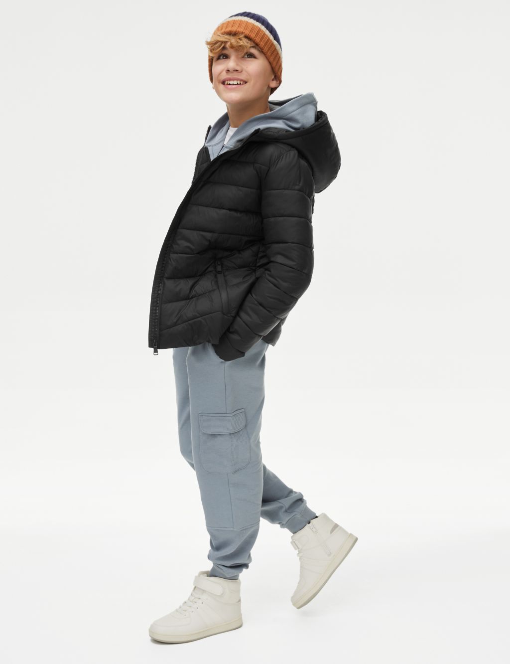 Stormwear™ Lightweight Hooded Padded Coat (6-16 Yrs) | M&S Collection | M&S