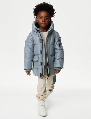 Stormwear™ Longline Padded Coat (2-8 Yrs), M&S Collection