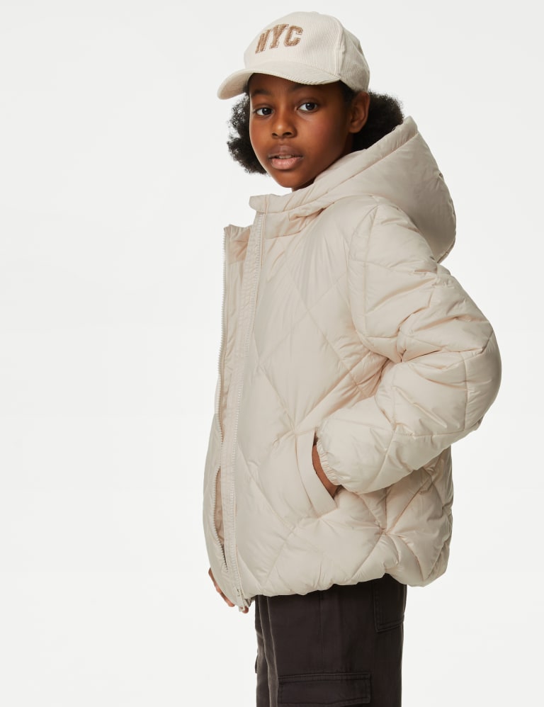 Stormwear Quilted Hooded Jacket 6 16 Yrs M S Collection M S