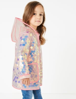 Girls sequin sales raincoat