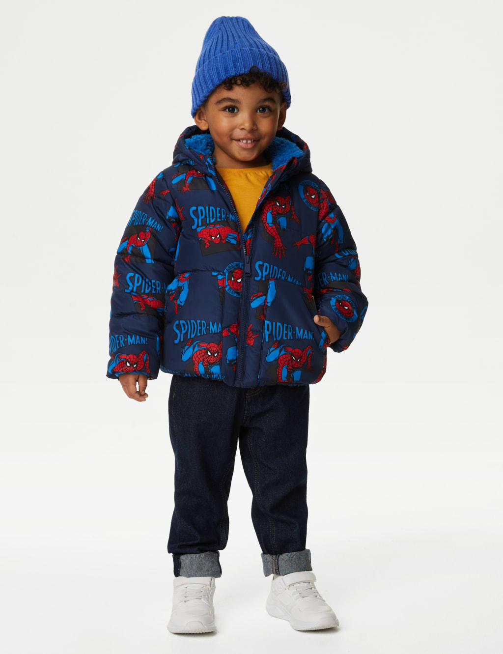 Stormwear Spider Man Padded Hooded Coat 2 8 Yrs