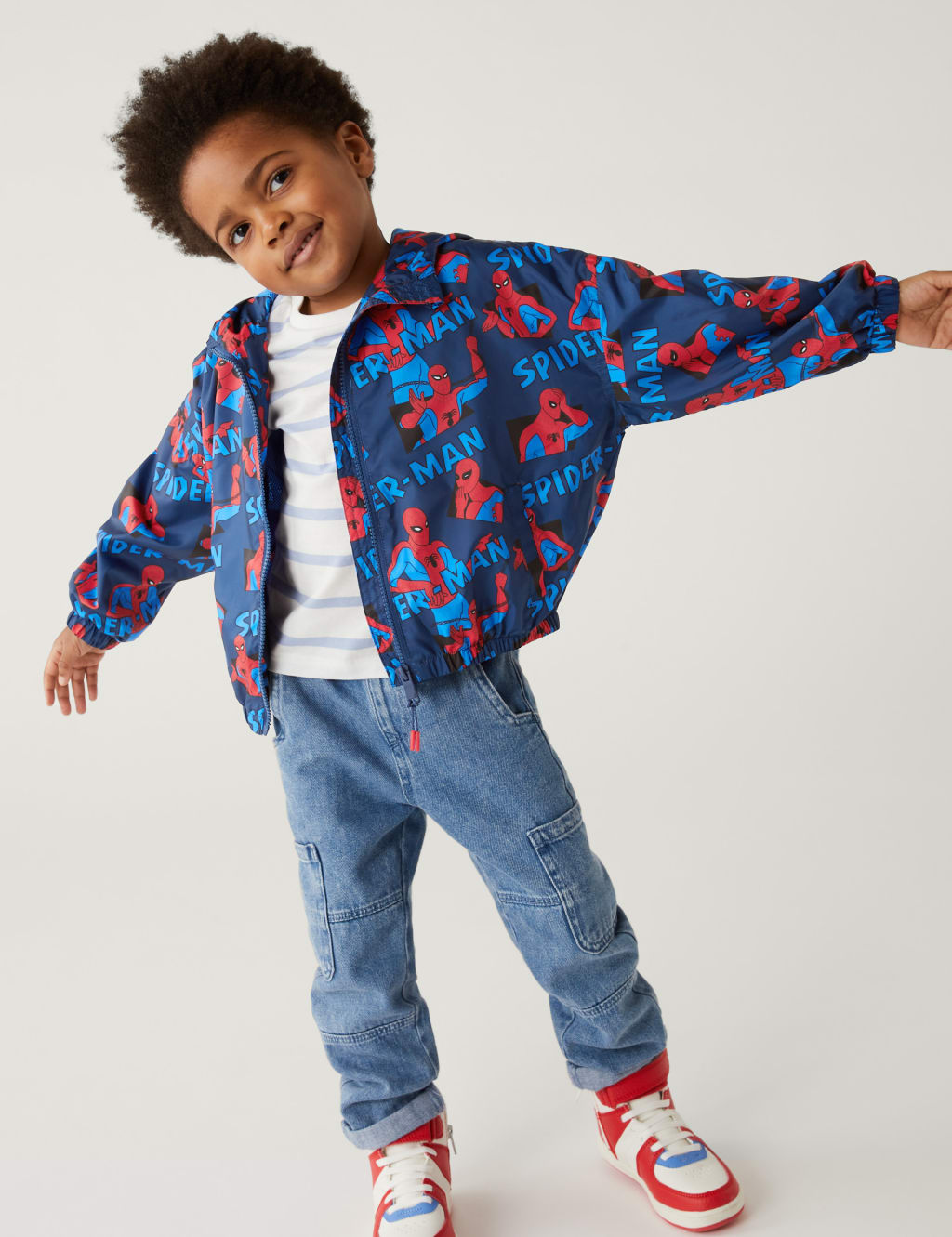 Spiderman windbreaker online