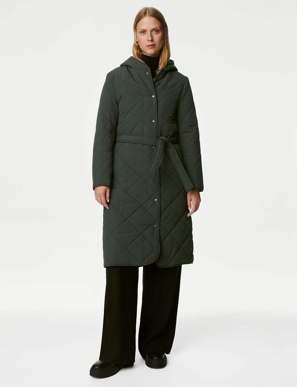 Stormwear™ Textured Quilted Puffer Coat | M&S Collection | M&S