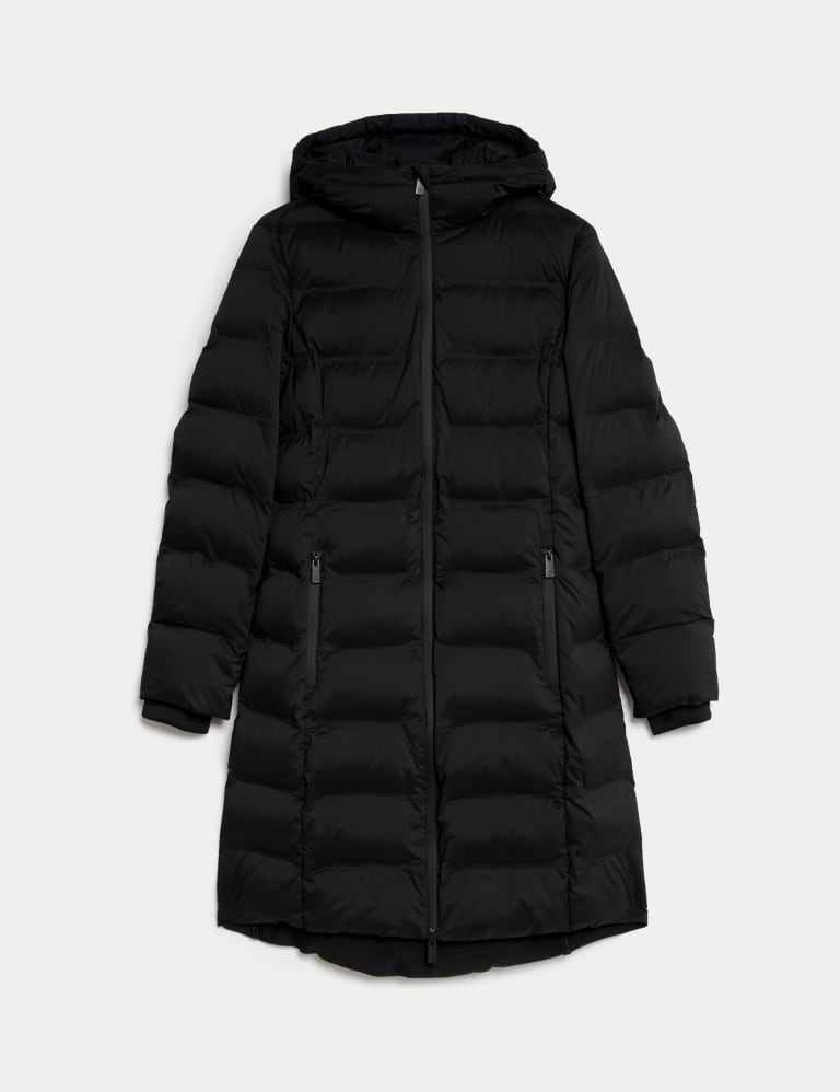M&s long padded coat discount