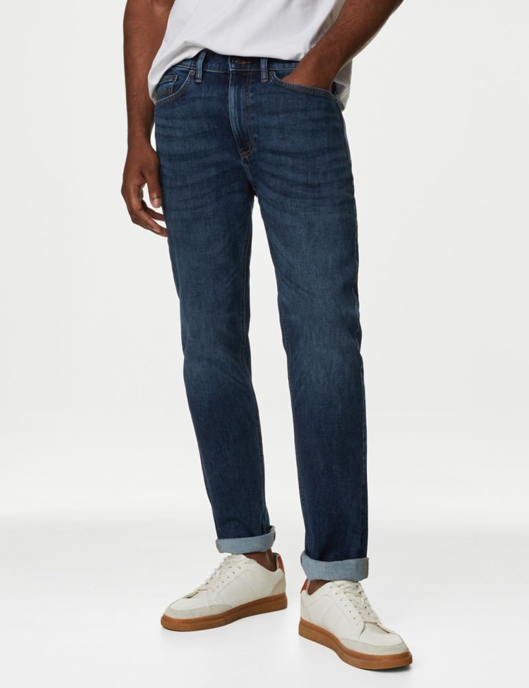 Straight Fit 360 Flex™ Jeans 1 of 5