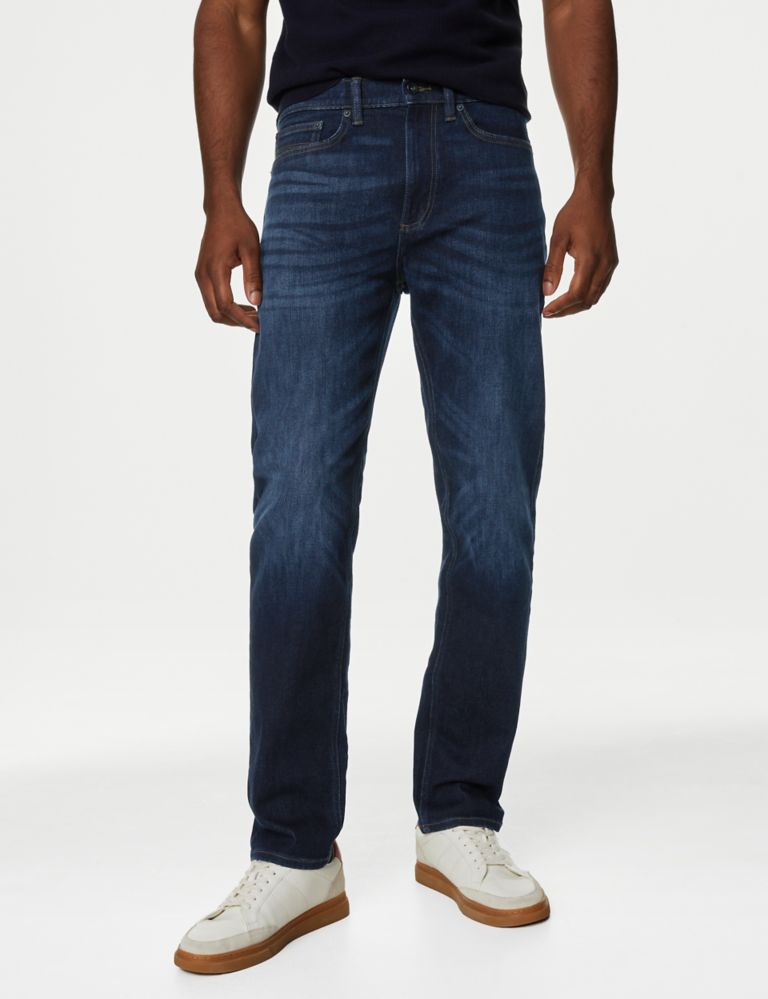Straight Fit 360 Flex™ Jeans 1 of 6