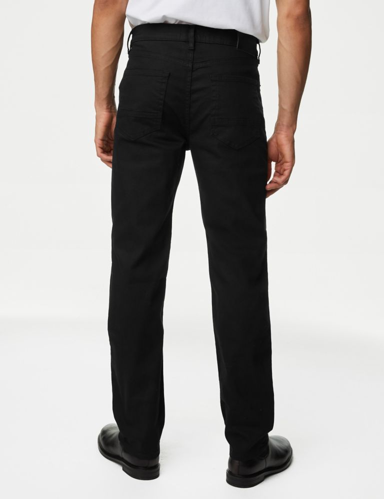 Level 7 Men's Relaxed Straight Coating Indigo 5 Pocket Jeans