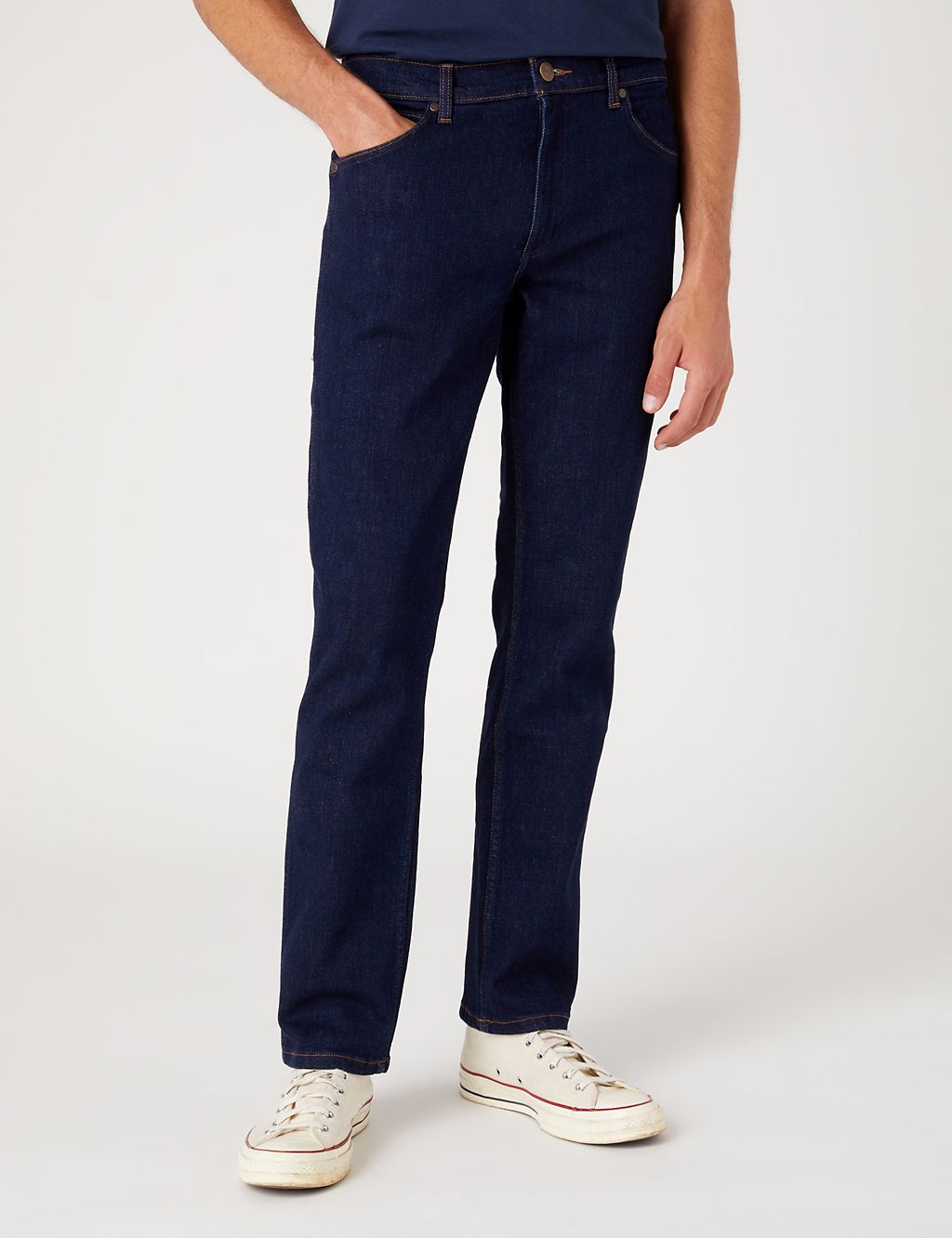 Straight Fit 5 Pocket Jeans | Wrangler | M&S