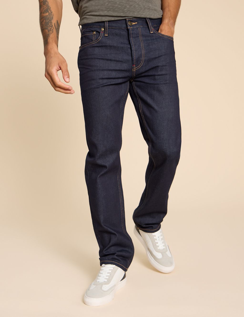 Straight Fit 5 Pocket Jeans 2 of 6