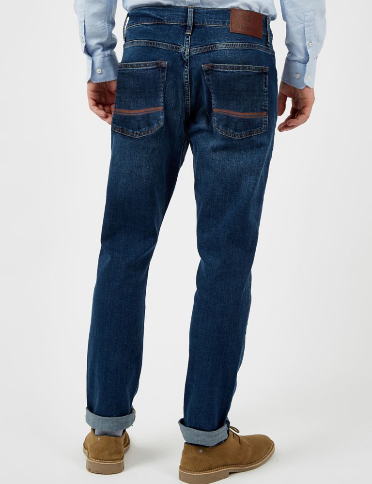 Straight Fit 5 Pocket Jeans 4 of 5