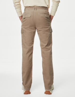 Corduroy cargo trousers sale