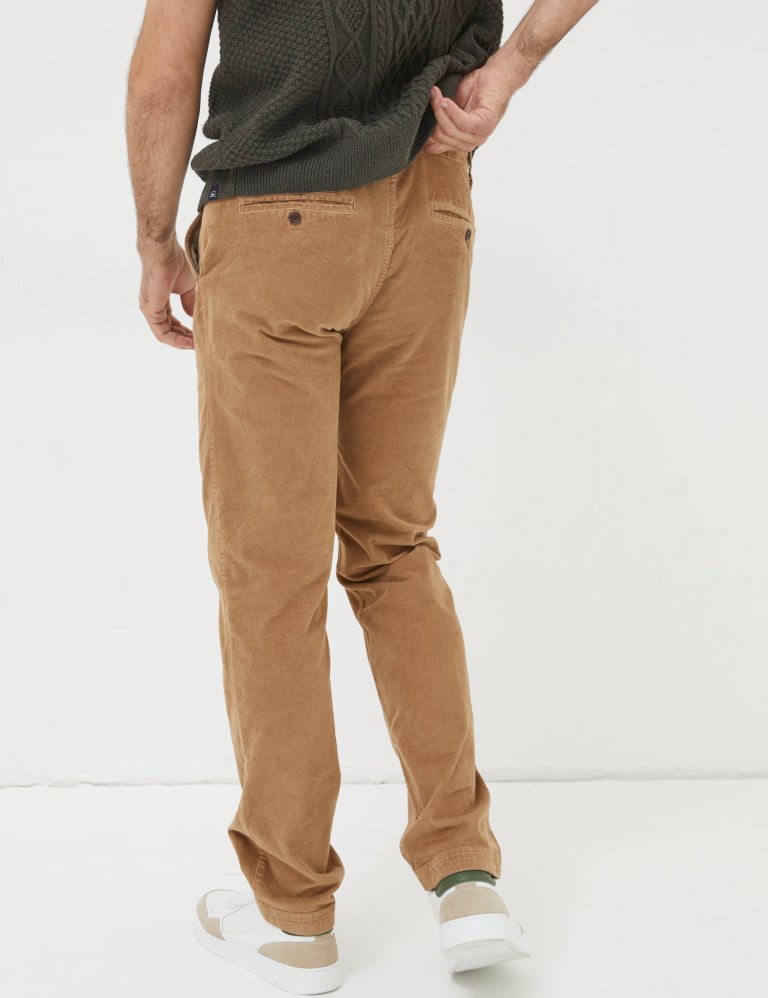 Straight fit corduroy pants shop