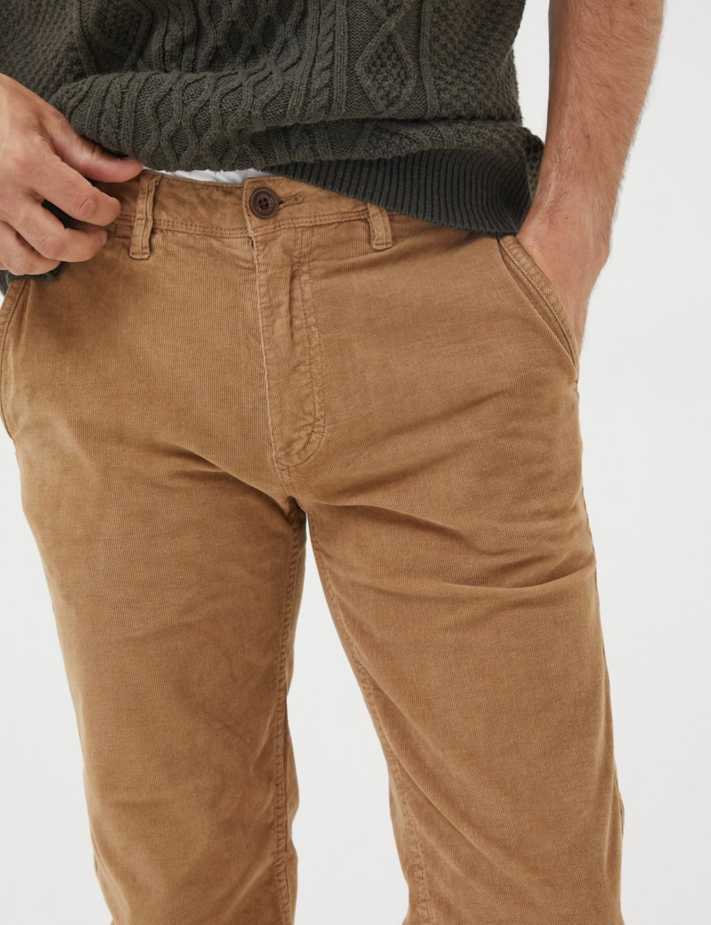 Straight Fit Corduroy Trousers 4 of 5