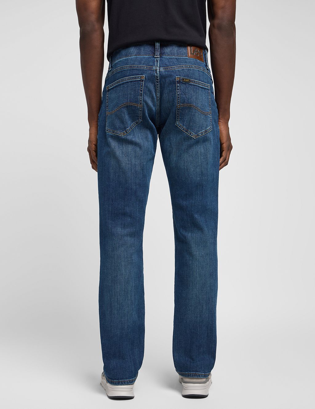 Straight Fit Denim 5 Pocket Jeans 2 of 5
