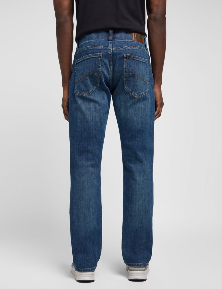 Straight Fit Denim 5 Pocket Jeans 4 of 6