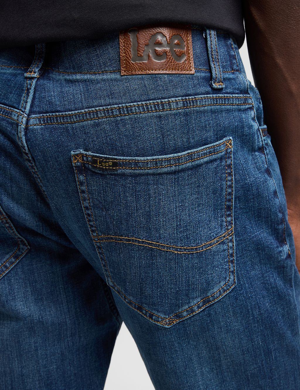 Straight Fit Denim 5 Pocket Jeans 5 of 5