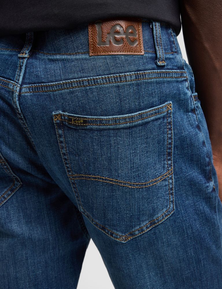 Straight Fit Denim 5 Pocket Jeans 6 of 6