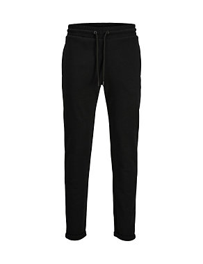 Straight Fit Elasticated Waist Trousers Image 2 of 6