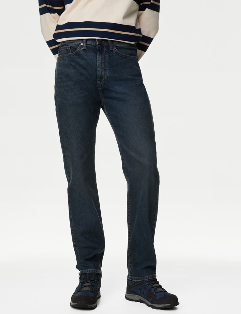 Straight Fit Jeans with Stormwear™ 1 of 6